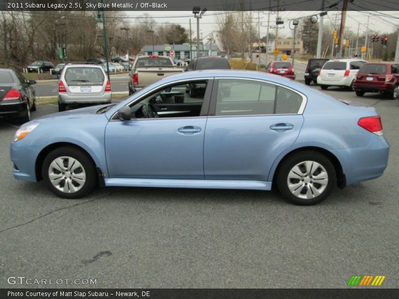 Sky Blue Metallic / Off-Black 2011 Subaru Legacy 2.5i