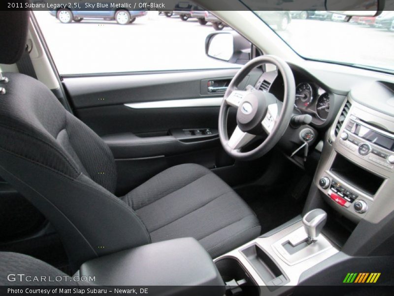 Sky Blue Metallic / Off-Black 2011 Subaru Legacy 2.5i
