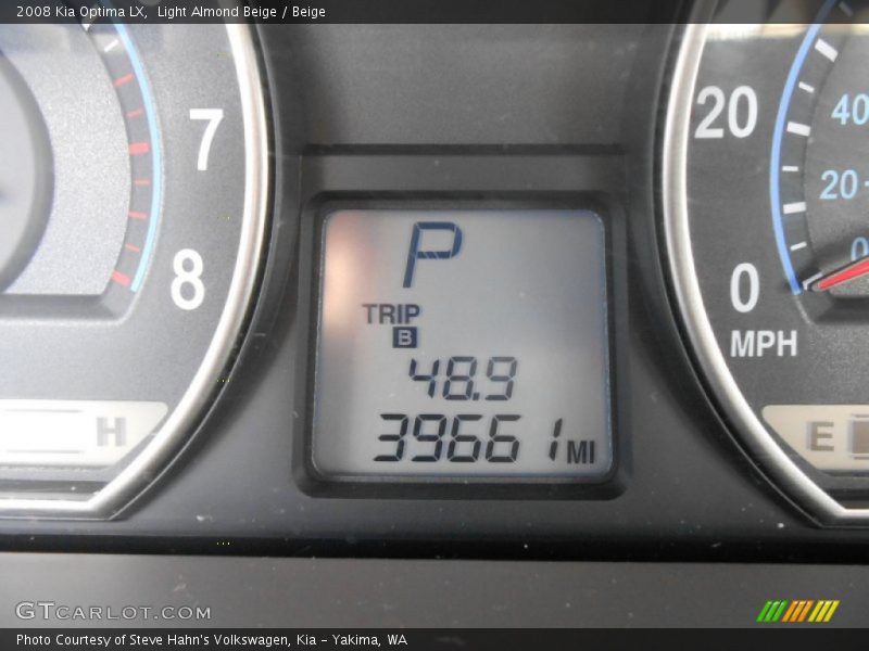 Light Almond Beige / Beige 2008 Kia Optima LX