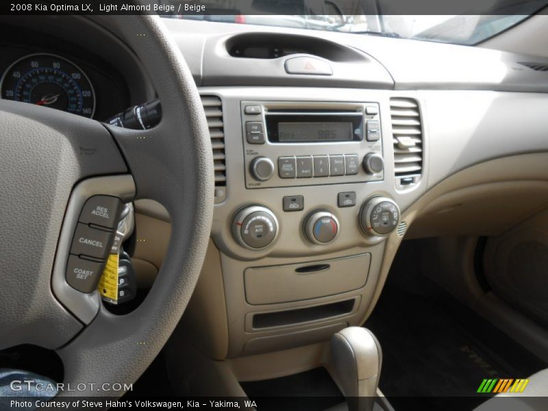 Light Almond Beige / Beige 2008 Kia Optima LX