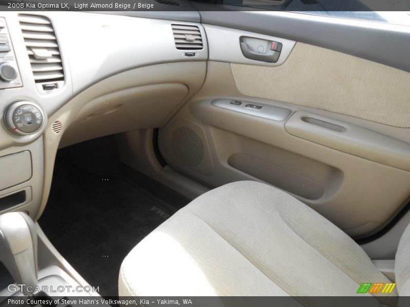 Light Almond Beige / Beige 2008 Kia Optima LX