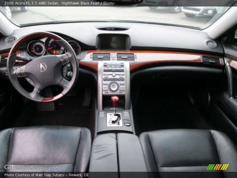 Nighthawk Black Pearl / Ebony 2005 Acura RL 3.5 AWD Sedan