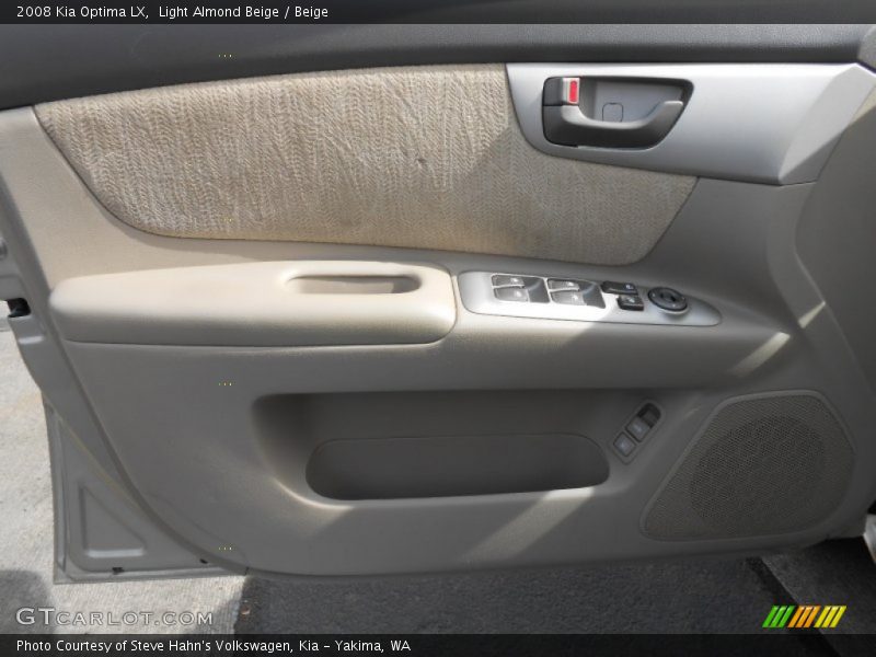 Light Almond Beige / Beige 2008 Kia Optima LX