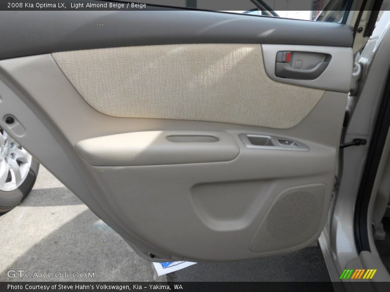 Light Almond Beige / Beige 2008 Kia Optima LX