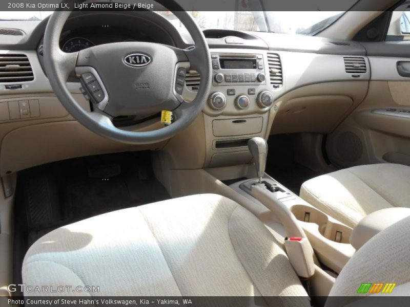 Light Almond Beige / Beige 2008 Kia Optima LX