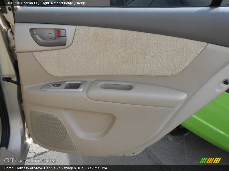 Light Almond Beige / Beige 2008 Kia Optima LX