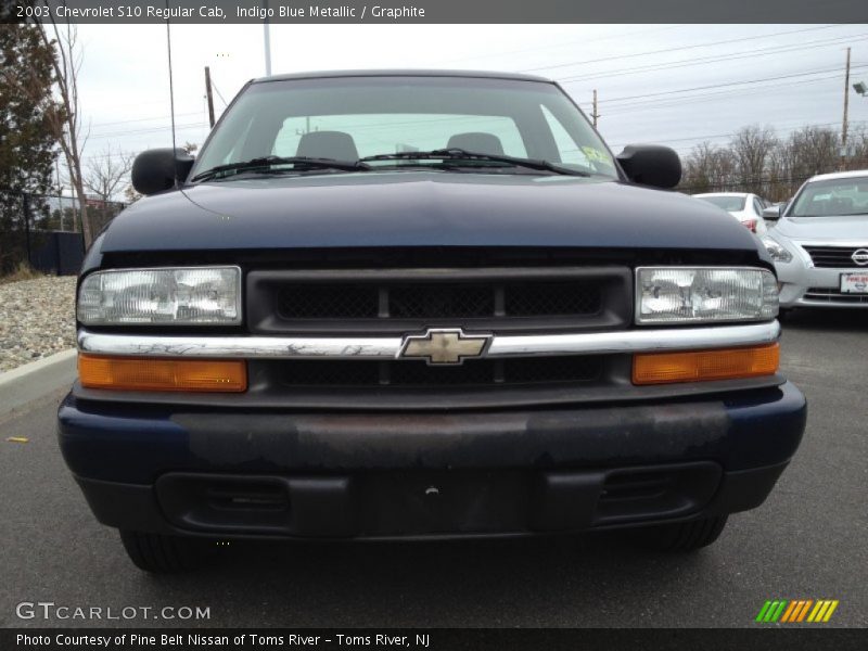 Indigo Blue Metallic / Graphite 2003 Chevrolet S10 Regular Cab