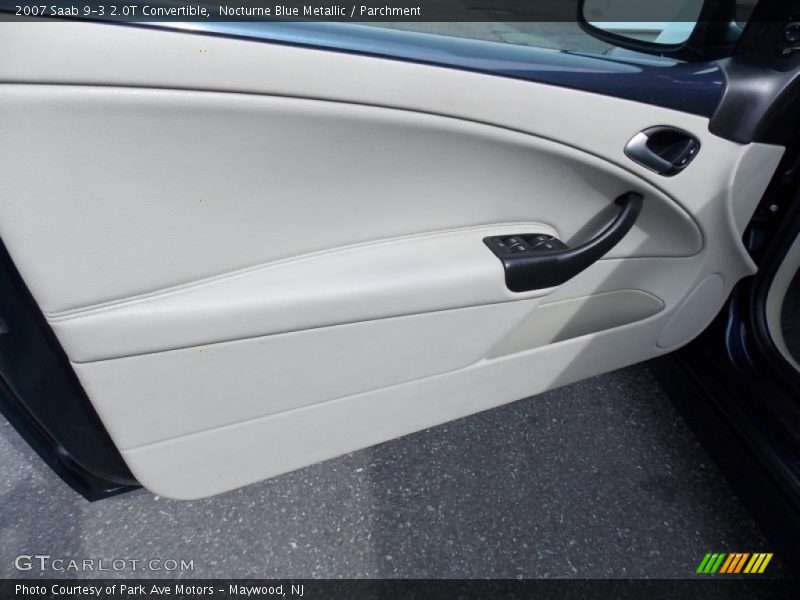 Nocturne Blue Metallic / Parchment 2007 Saab 9-3 2.0T Convertible