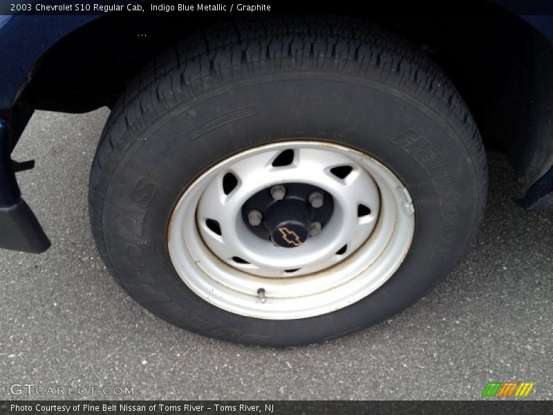 Indigo Blue Metallic / Graphite 2003 Chevrolet S10 Regular Cab