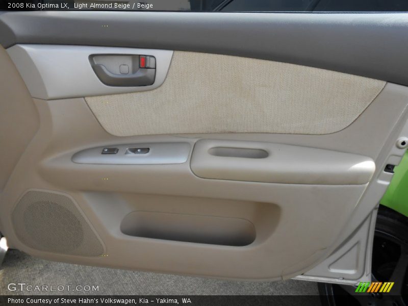 Light Almond Beige / Beige 2008 Kia Optima LX