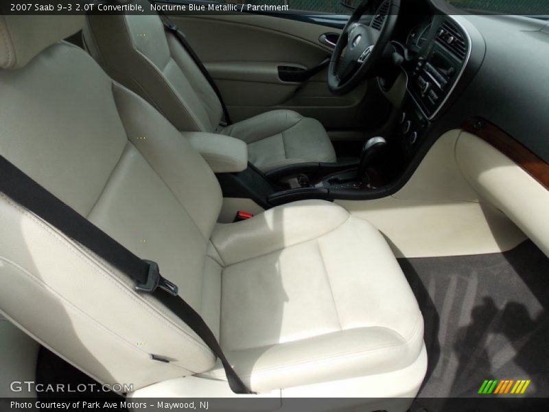 Nocturne Blue Metallic / Parchment 2007 Saab 9-3 2.0T Convertible