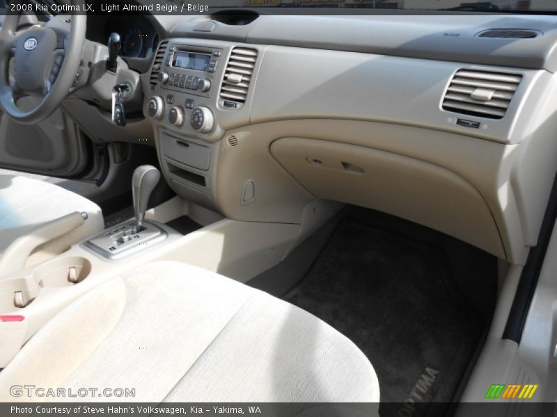 Light Almond Beige / Beige 2008 Kia Optima LX