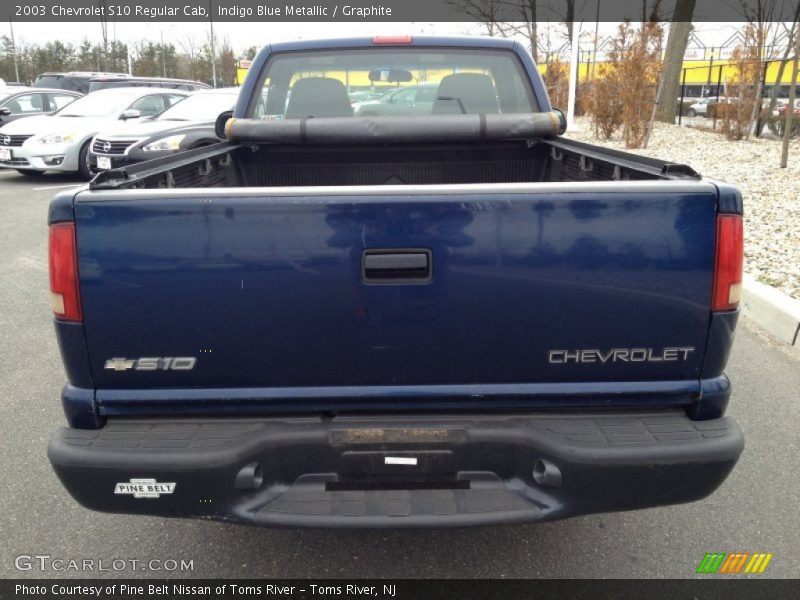Indigo Blue Metallic / Graphite 2003 Chevrolet S10 Regular Cab