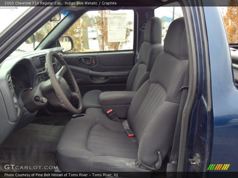 Indigo Blue Metallic / Graphite 2003 Chevrolet S10 Regular Cab