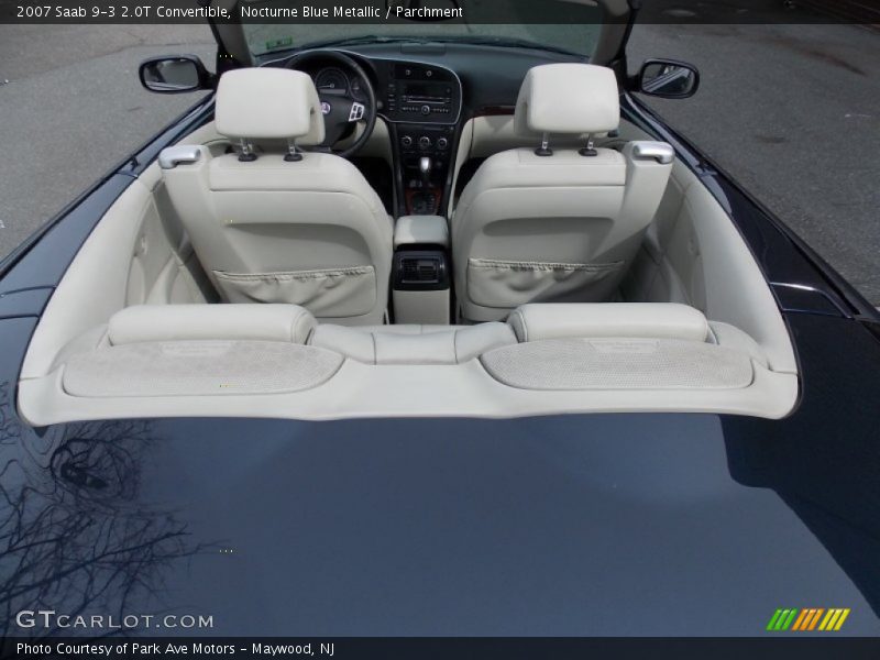 Nocturne Blue Metallic / Parchment 2007 Saab 9-3 2.0T Convertible