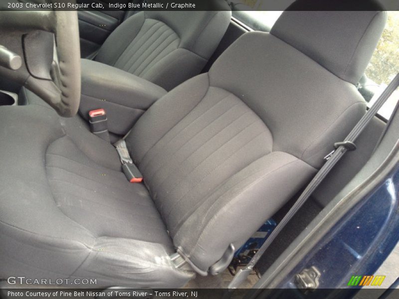 Indigo Blue Metallic / Graphite 2003 Chevrolet S10 Regular Cab