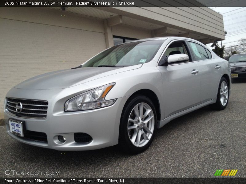 Radiant Silver Metallic / Charcoal 2009 Nissan Maxima 3.5 SV Premium
