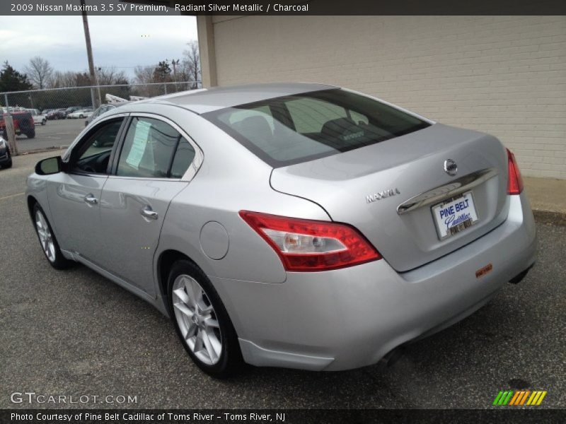 Radiant Silver Metallic / Charcoal 2009 Nissan Maxima 3.5 SV Premium