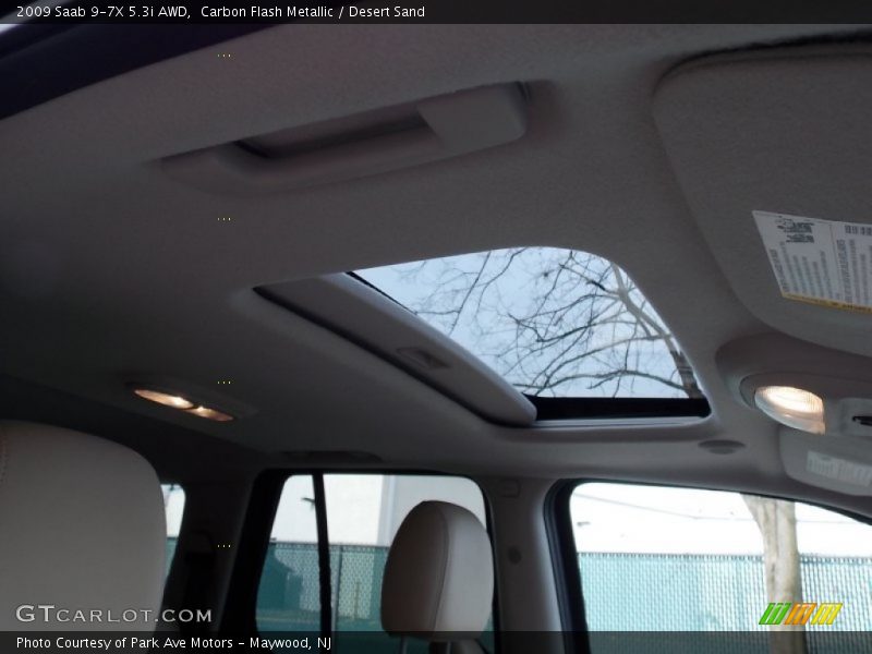 Carbon Flash Metallic / Desert Sand 2009 Saab 9-7X 5.3i AWD