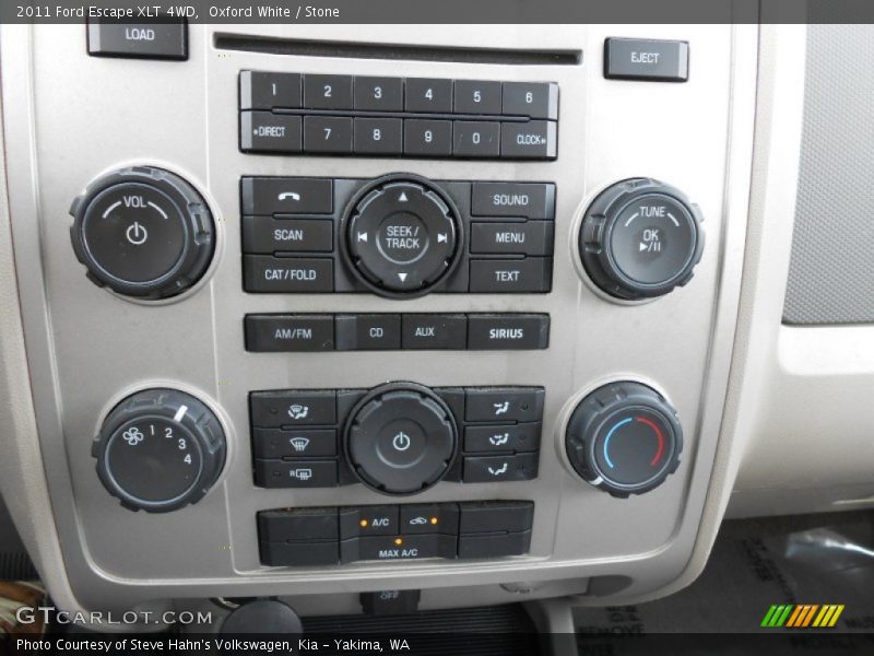 Controls of 2011 Escape XLT 4WD