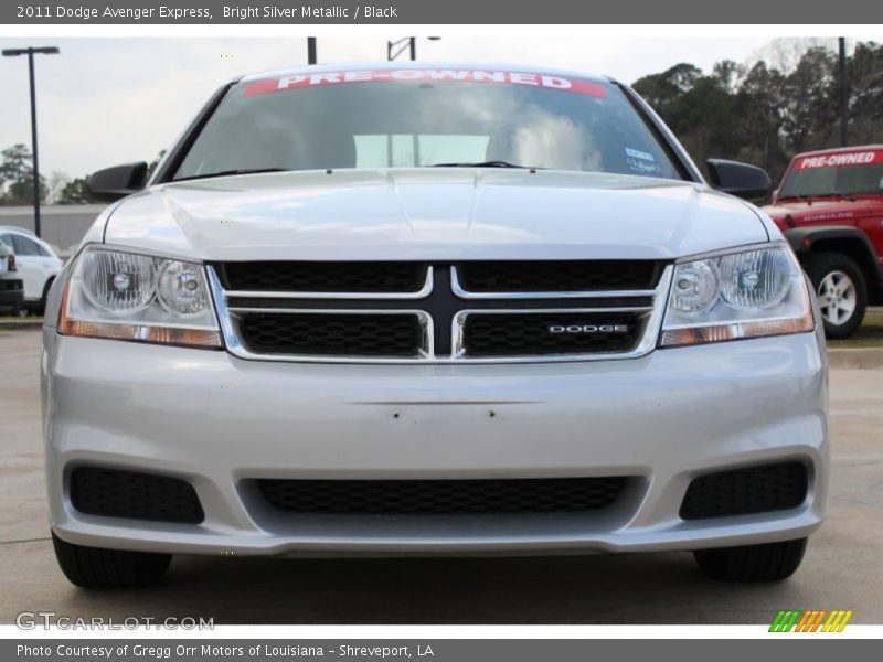 Bright Silver Metallic / Black 2011 Dodge Avenger Express