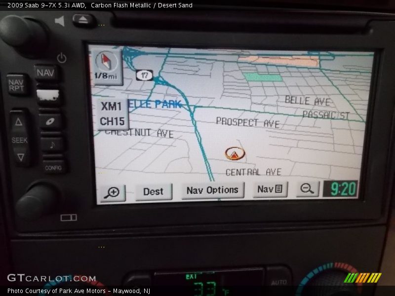 Navigation of 2009 9-7X 5.3i AWD