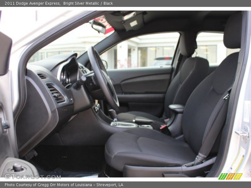 Bright Silver Metallic / Black 2011 Dodge Avenger Express