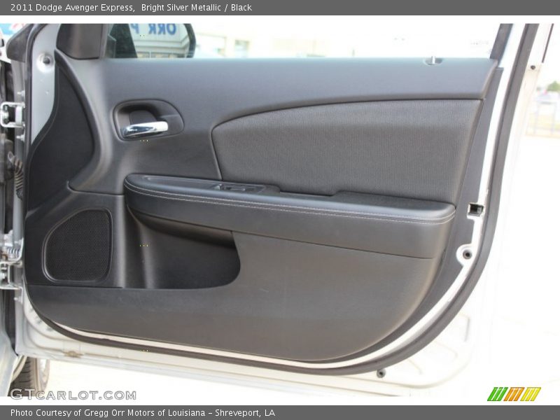 Bright Silver Metallic / Black 2011 Dodge Avenger Express