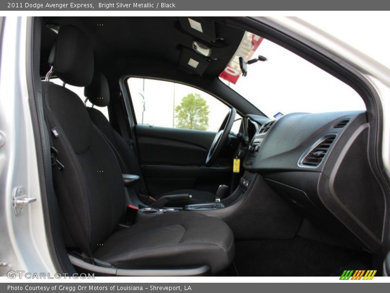 Bright Silver Metallic / Black 2011 Dodge Avenger Express