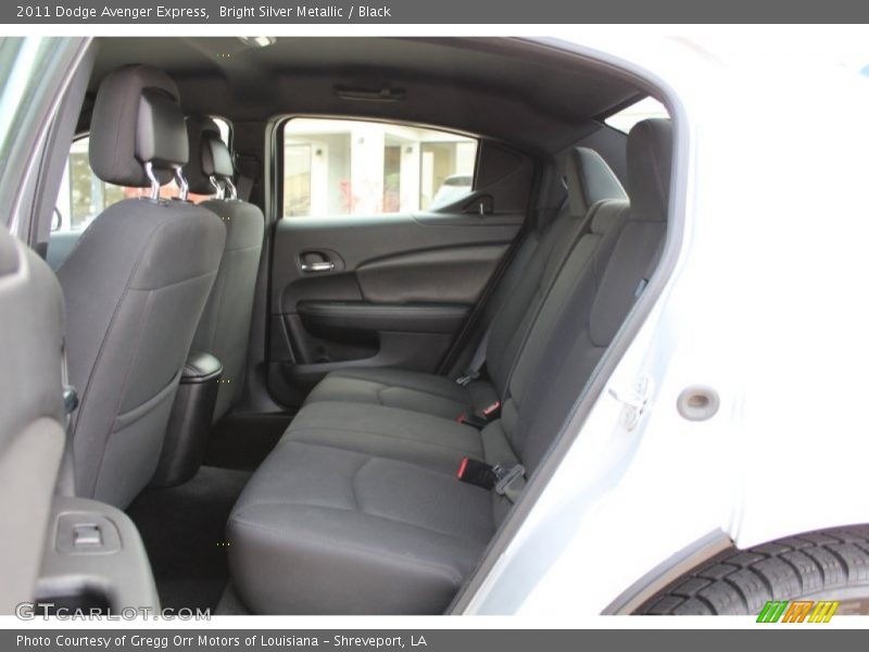 Bright Silver Metallic / Black 2011 Dodge Avenger Express