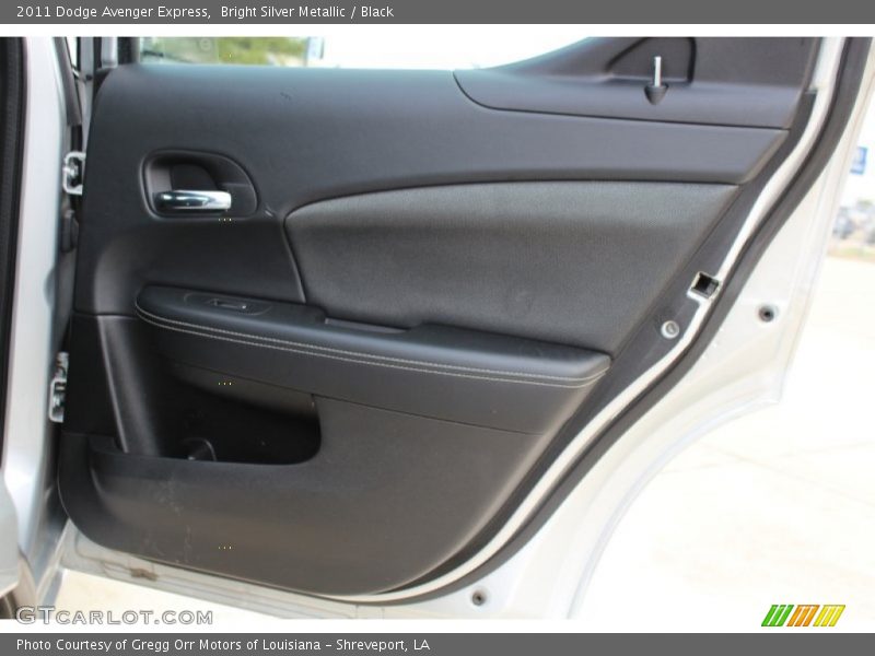 Bright Silver Metallic / Black 2011 Dodge Avenger Express