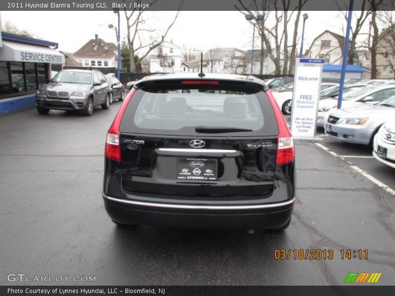 Black / Beige 2011 Hyundai Elantra Touring GLS