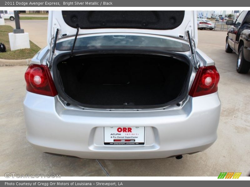 Bright Silver Metallic / Black 2011 Dodge Avenger Express