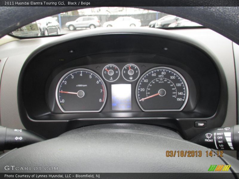 Black / Beige 2011 Hyundai Elantra Touring GLS