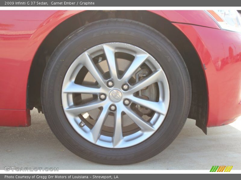 Garnet Ember / Graphite 2009 Infiniti G 37 Sedan