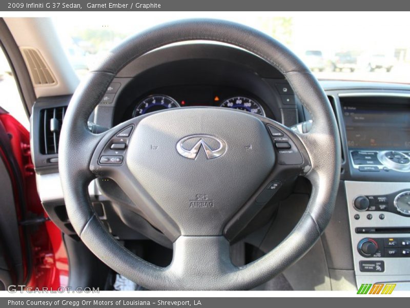 Garnet Ember / Graphite 2009 Infiniti G 37 Sedan
