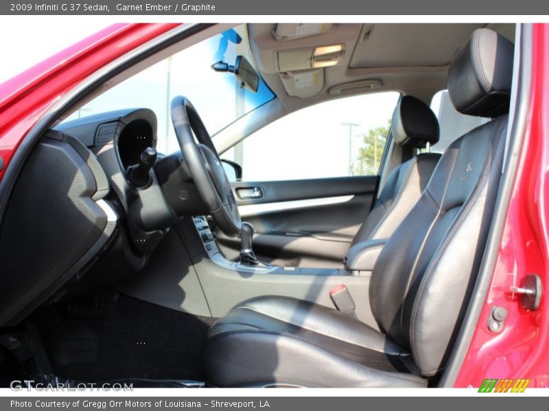 Garnet Ember / Graphite 2009 Infiniti G 37 Sedan