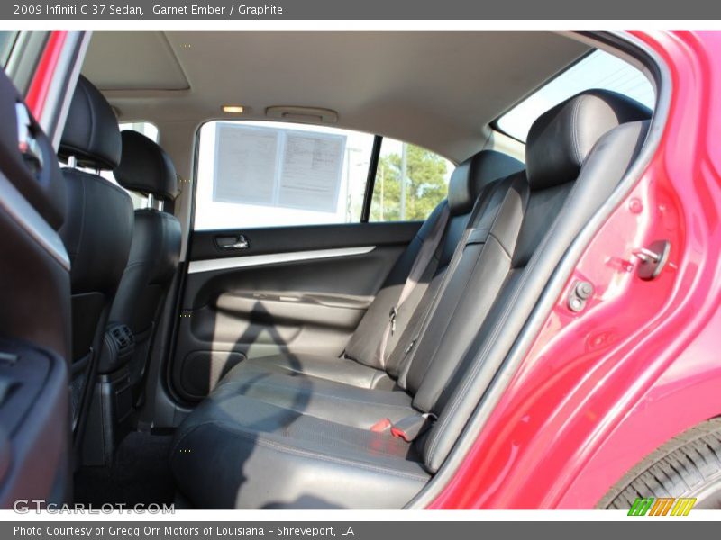 Garnet Ember / Graphite 2009 Infiniti G 37 Sedan