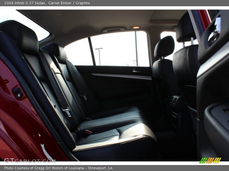 Garnet Ember / Graphite 2009 Infiniti G 37 Sedan