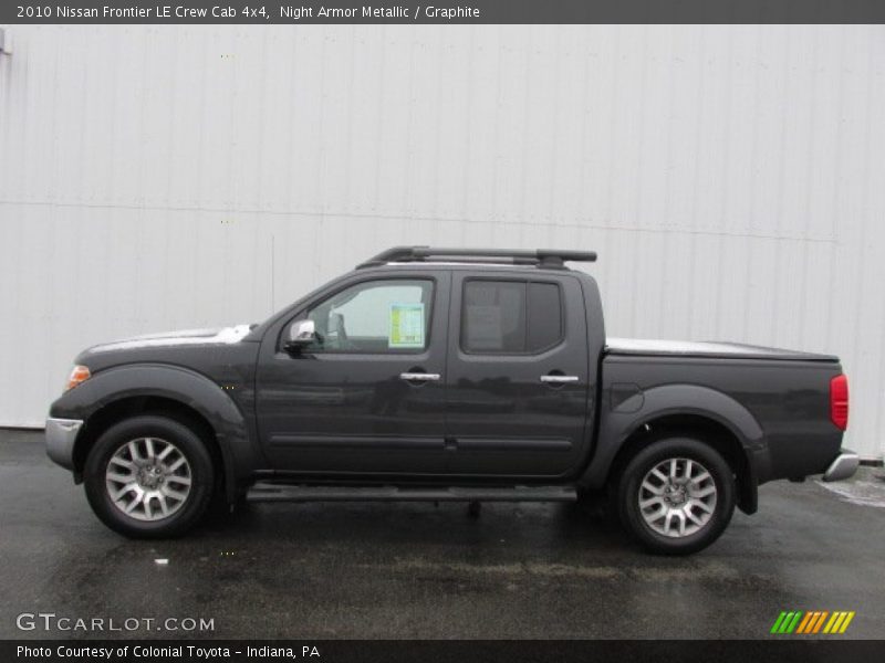 Night Armor Metallic / Graphite 2010 Nissan Frontier LE Crew Cab 4x4