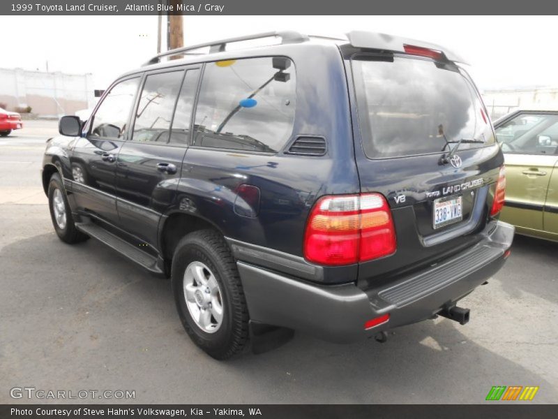 Atlantis Blue Mica / Gray 1999 Toyota Land Cruiser