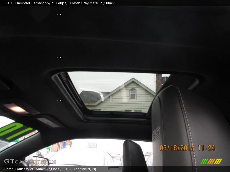 Cyber Gray Metallic / Black 2010 Chevrolet Camaro SS/RS Coupe