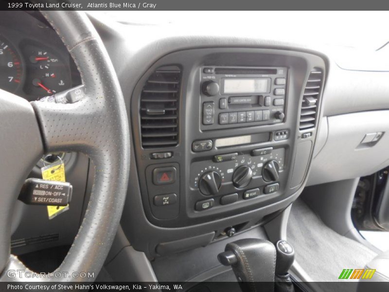 Atlantis Blue Mica / Gray 1999 Toyota Land Cruiser
