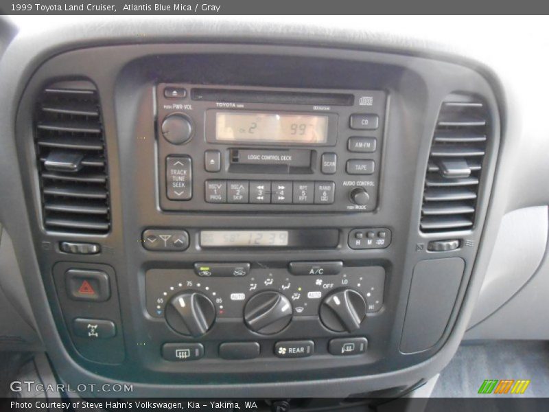 Atlantis Blue Mica / Gray 1999 Toyota Land Cruiser