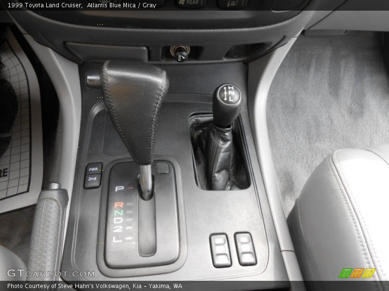 Atlantis Blue Mica / Gray 1999 Toyota Land Cruiser