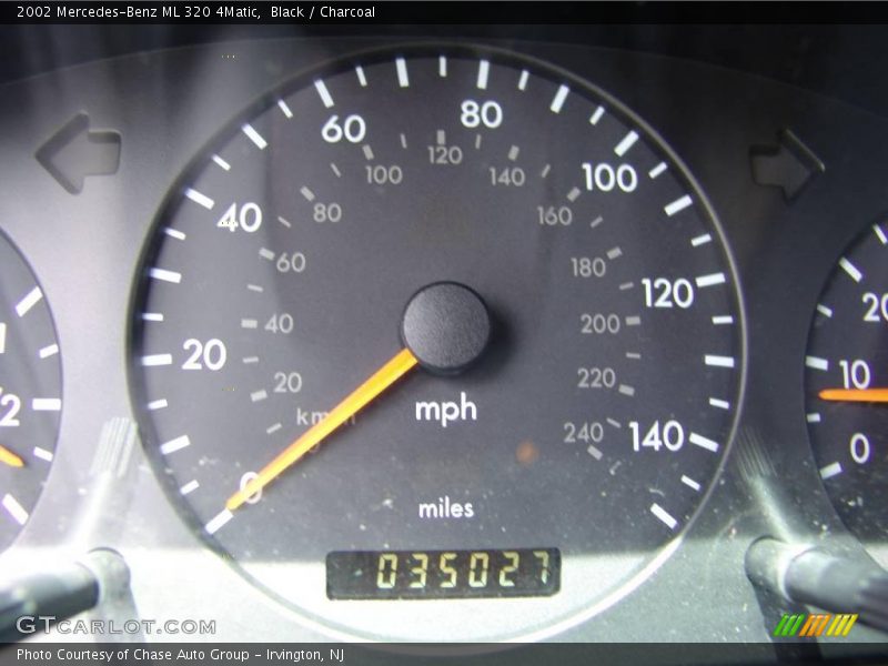 Black / Charcoal 2002 Mercedes-Benz ML 320 4Matic