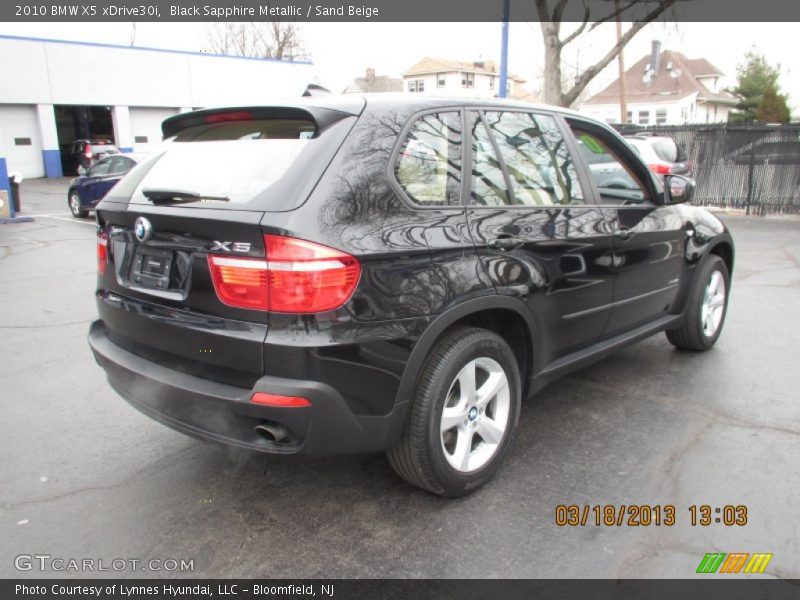 Black Sapphire Metallic / Sand Beige 2010 BMW X5 xDrive30i