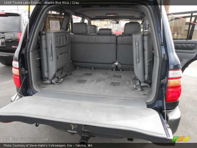 Atlantis Blue Mica / Gray 1999 Toyota Land Cruiser