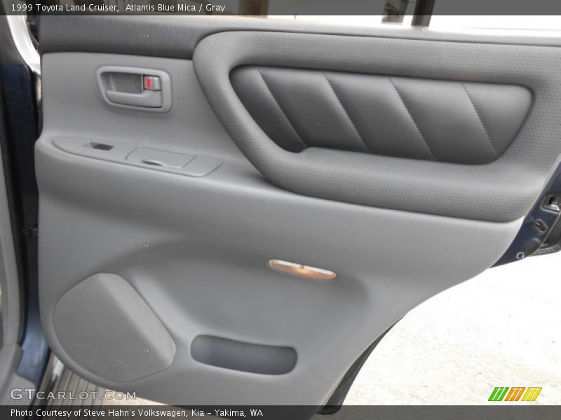 Atlantis Blue Mica / Gray 1999 Toyota Land Cruiser