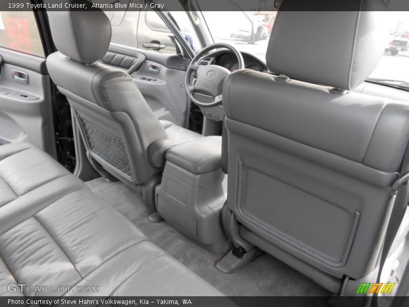 Atlantis Blue Mica / Gray 1999 Toyota Land Cruiser